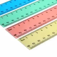 Линейка Pastel, 20 см, МИКС