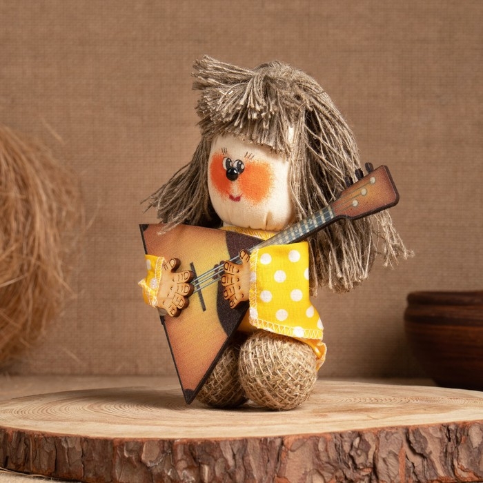 Оберег-домовой Оберег-домовой "Кузьма с балалайкой", микс