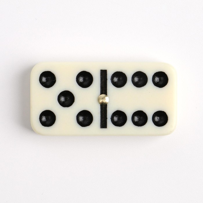 Домино настольная игра  Домино настольная игра "Сувенирное", 28 шт, 19 х 3.5 х 12.5 см, костяшка 4.8 х 2.5 см