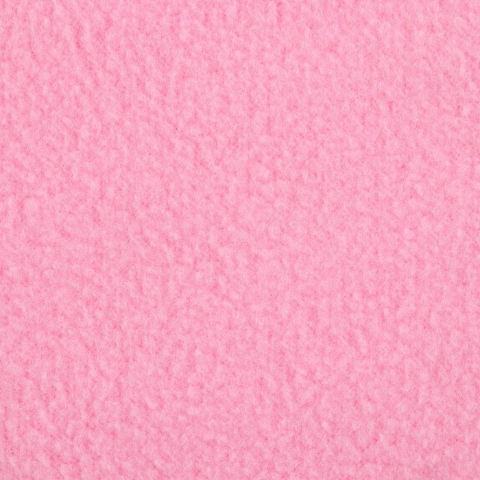 Лоскут флис, односторонний, 50 × 50 см, 190 г/м, цвет светло-розовый №3A