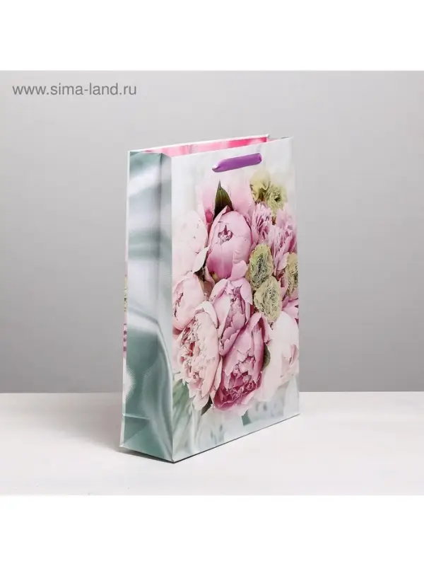 Пакет подарочный ламинированный, упаковка, &laquo;Радости!&raquo;, L 31&times;40&times;11.5
