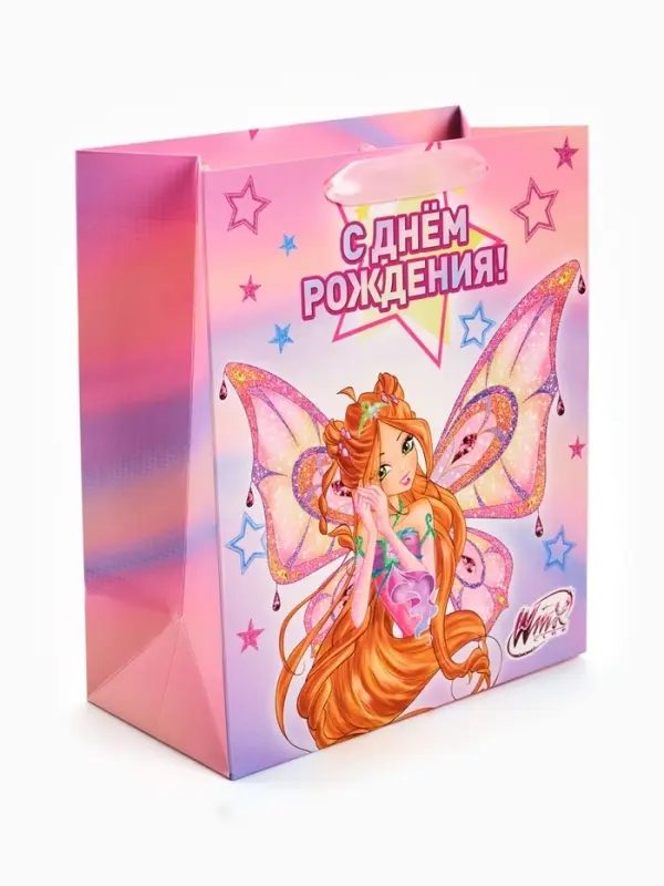 Пакет подарочный детский Winx, ML 23&times;27&times;11.5, см