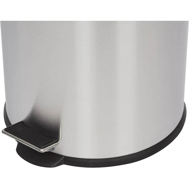 Ведро мусорное с педалью и доводчиком Luscan 20 л, матовое, нерж сталь