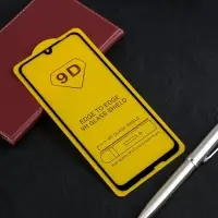 Защитное стекло 9D LuazON для Honor 10i, полный клей, 0.33 мм, 9Н, черное