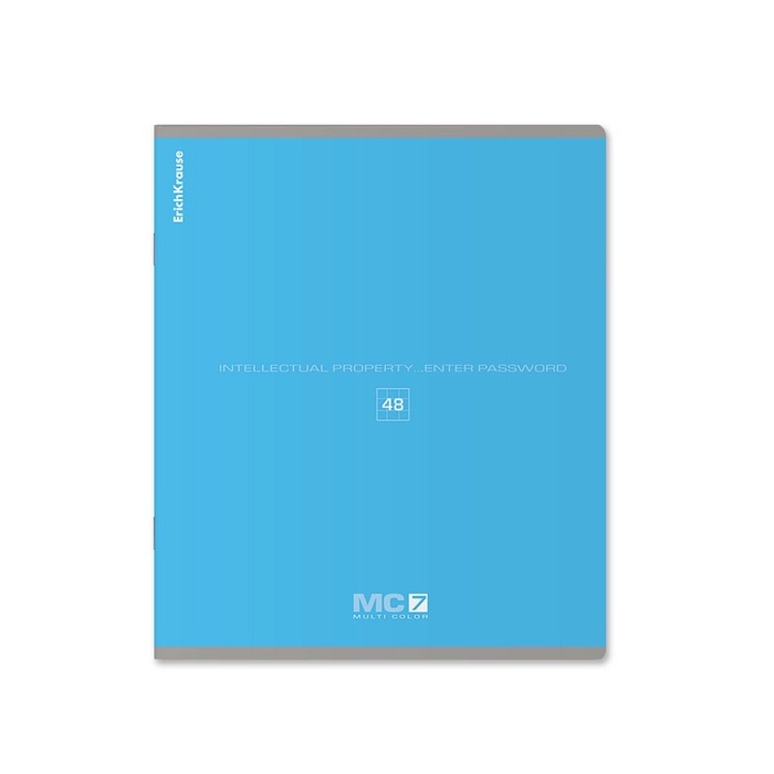 Тетрадь 48 листов в клетку, ErichKrause MC-7, обложка мелованный картон, блок офсет 100% белизна, МИКС (1 вид в спайке)