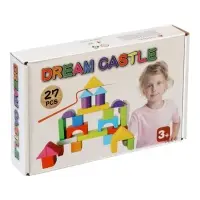 Кубики детские деревянные 27 деталей