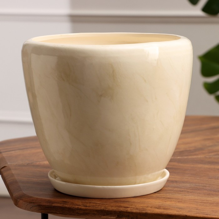 Набор горшков 3шт. Набор горшков 3шт. "Лето" белый: 11,5л, 5л, 1,8л