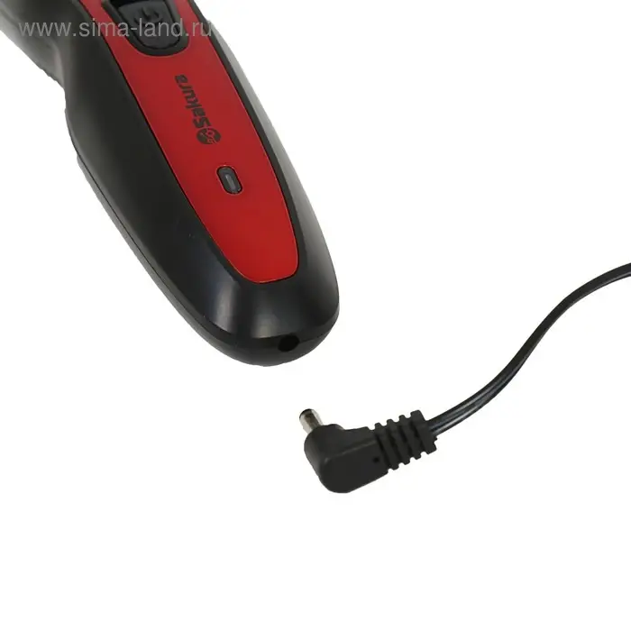 Триммер Sakura SA-5523R, АКБ, 9 насадок, черно-красный