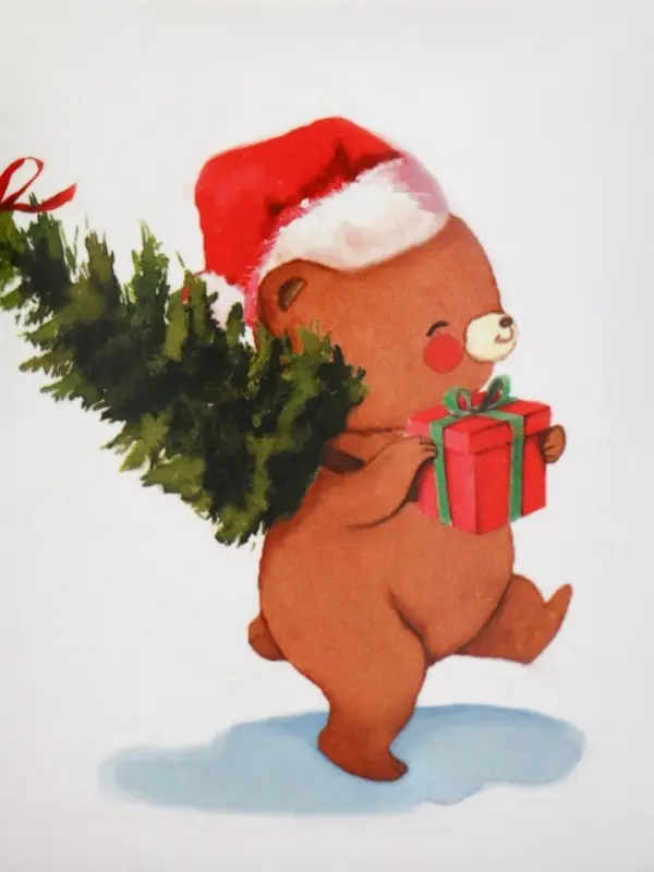 Кружка новогодняя керамическая &laquo;Мишка&raquo;, 450 мл