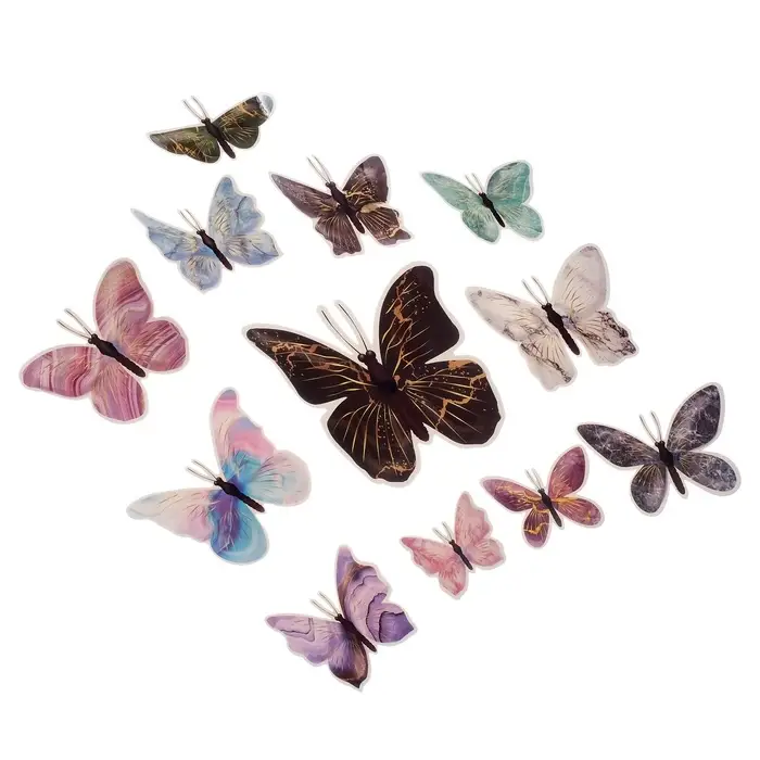 Набор магнитов на холодильник «Мрамор с золотом», 12 шт., картон, h=4-10 см Набор магнитов на холодильник «Мрамор с золотом», 12 шт., картон, h=4-10 см