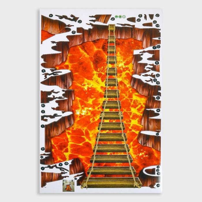 Наклейка 3Д интерьерная Мост 90*60см Наклейка 3Д интерьерная Мост 90*60см