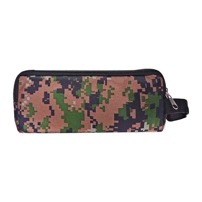 Пенал мягкий  Пенал мягкий "Миллитари", 3 отделения, 90 х 215 х 80 мм, с ручкой, МИКС