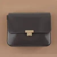 Застёжка для сумки, 3.9×2.6 см, цвет золотой