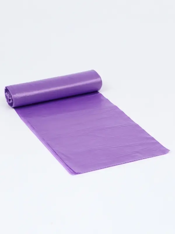 Мешки для мусора в рулоне ароматизированные UpakLand 120 л, лаванда ПНД, толщ 20 мкм, 10 шт.