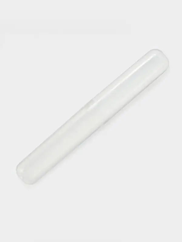 Футляр для зубной щетки, пластик, 19×2.5×2 см, прозрачный