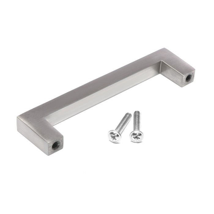 Ручка-скоба CAPPIO SQUARE RSC007, алюминий, м/о 96 мм, цвет серебро Ручка-скоба CAPPIO SQUARE RSC007, алюминий, м/о 96 мм, цвет серебро