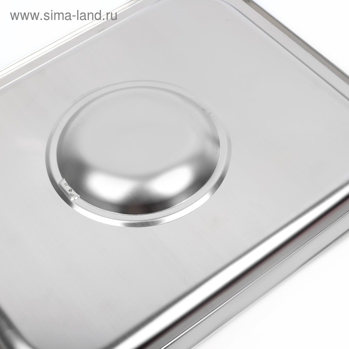 Крышка из нержавеющей стали к гастроемкости 1/2, 32,5×26,5 см, толщина 0,8 мм Крышка из нержавеющей стали к гастроемкости 1/2, 32,5×26,5 см, толщина 0,8 мм