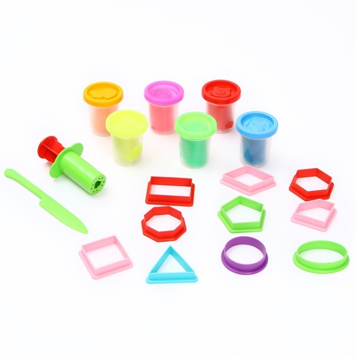 Набор для детской лепки «Тесто-пластилин. Формы и фигуры»