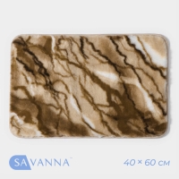 Коврик для дома SAVANNA «Мечта», 40×60 см, цвет бежевый