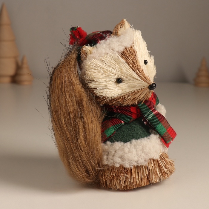 Декор Декор "Енотик в зимней одёжке" 8х13х14 см