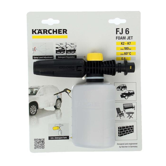 Пенное сопло Karcher, FJ6, 0.6 л 2.643-147.0 Пенное сопло Karcher, FJ6, 0.6 л 2.643-147.0