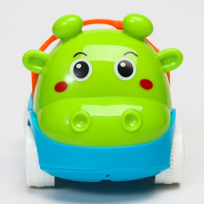 Машинка - погремушка «Жирафик», с эластичными элементами, Крошка Я Машинка - погремушка «Жирафик», с эластичными элементами, Крошка Я