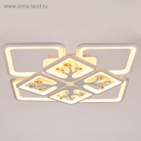 Люстра с ПДУ 671142/8 LED 240Вт диммер RGB 3 режима 3000-6000К белый 56,5х56,5х14 см BayerLux 462219