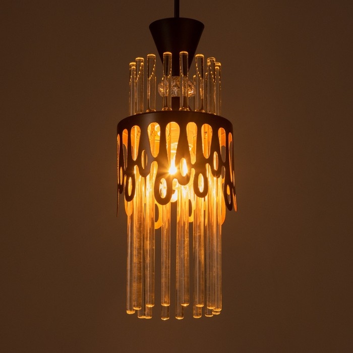 Подвес Подвес "Капель" 1х60Вт Е27 Черный