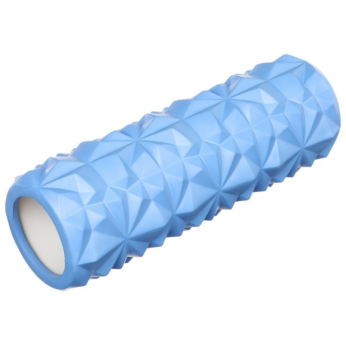 Ролик массажный Sangh, 33х10 см, цвет синий Ролик массажный Sangh, 33х10 см, цвет синий