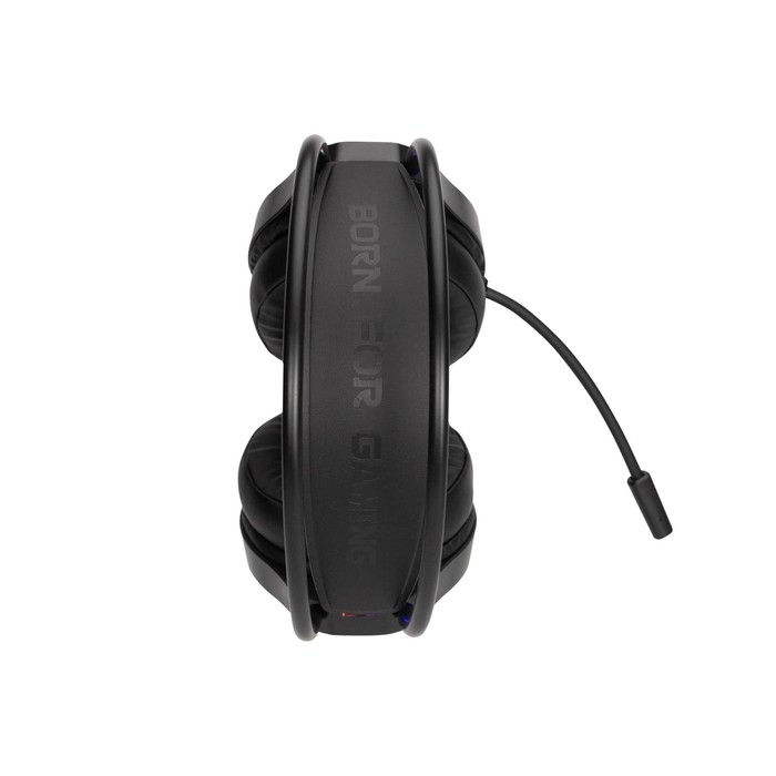 Наушники Marvo H8326, игровые, полноразмерные, микрофон, USB + 2*3.5mm, 1.8 м, RGB, чёрные Наушники Marvo H8326, игровые, полноразмерные, микрофон, USB + 2*3.5mm, 1.8 м, RGB, чёрные