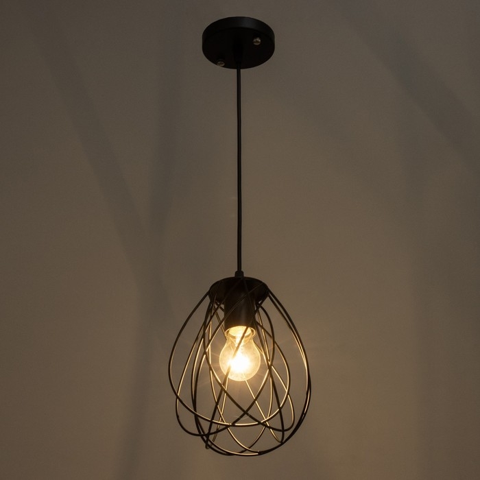 Светильник BayerLux Светильник BayerLux "Бигли" Е27 40Вт черный 18х18х20-120см