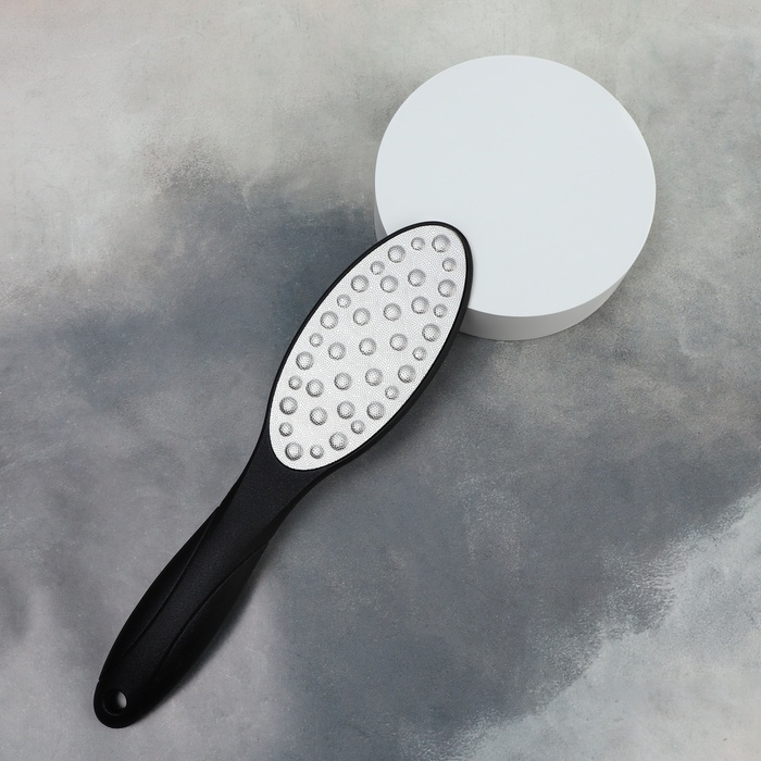 Пилка для ног, лазерная, двусторонняя, 23 см, цвет чёрный Пилка для ног, лазерная, двусторонняя, 23 см, цвет чёрный