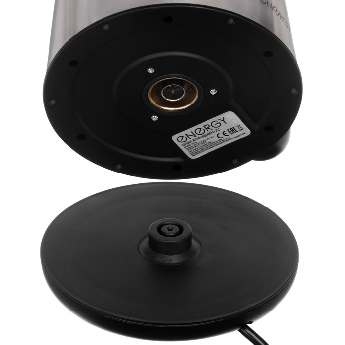 Чайник электрический Energy E-252, металл, 1.7 л, 2200 Вт, серебристый Чайник электрический Energy E-252, металл, 1.7 л, 2200 Вт, серебристый