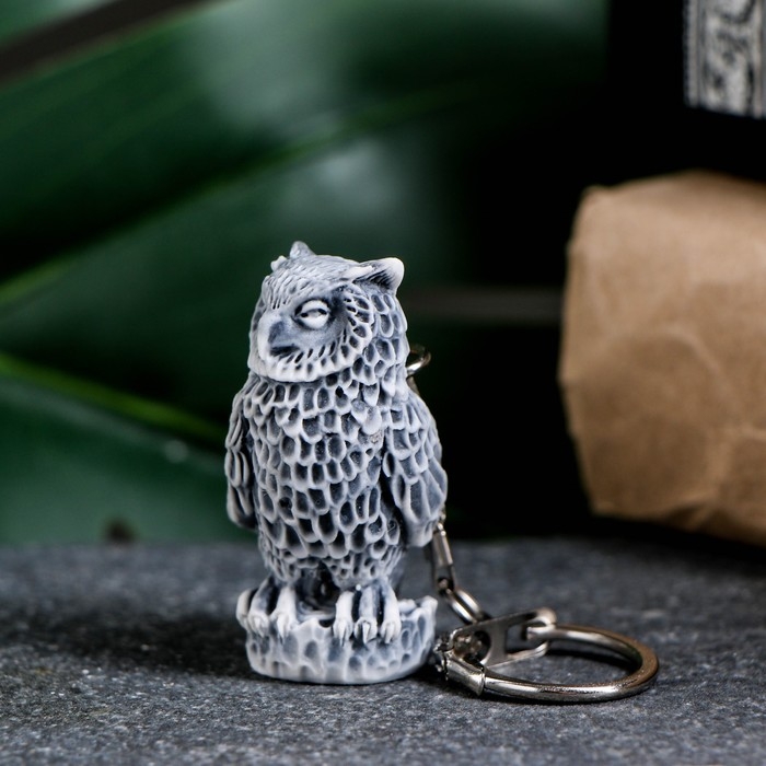 Брелок  Брелок "Сова" 4,7см, МИКС