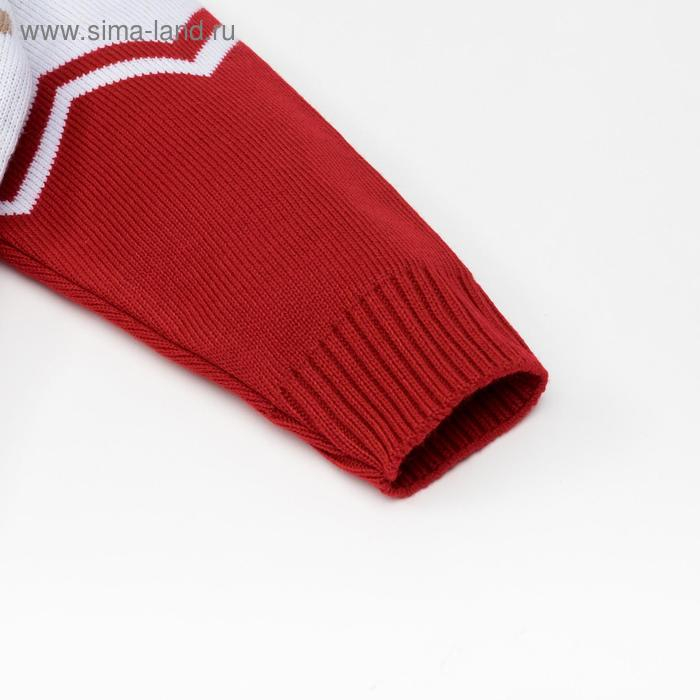 Комбинезон вязаный Крошка Я «Оленята», рост 74 см