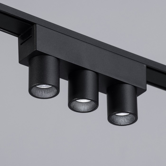 Светильник трековый ULTRA Светильник трековый ULTRA "Три бочонка" LED 6Вт 3000K-5700К CRI90 черный 12,2х2,6х5,5см