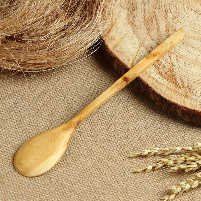 Ложка для сковородки, можжевельник, 26 см, Ложка для сковородки, можжевельник, 26 см,