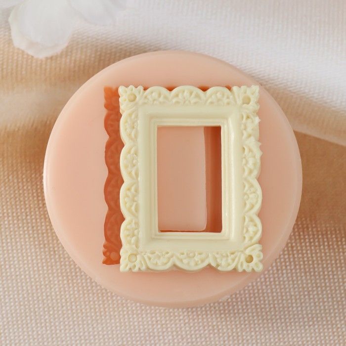 Молд силикон Молд силикон "Рамка для фото" 4,1х3,1х0,5 см