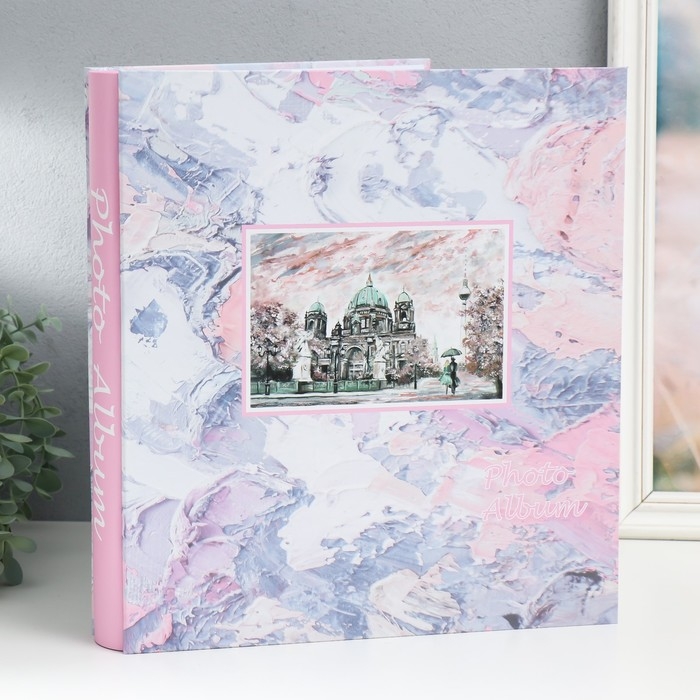 Фотоальбом на 500 фото 10х15 см Фотоальбом на 500 фото 10х15 см "Прогулка у собора" МИКС 33,5х30,5х5,8 см