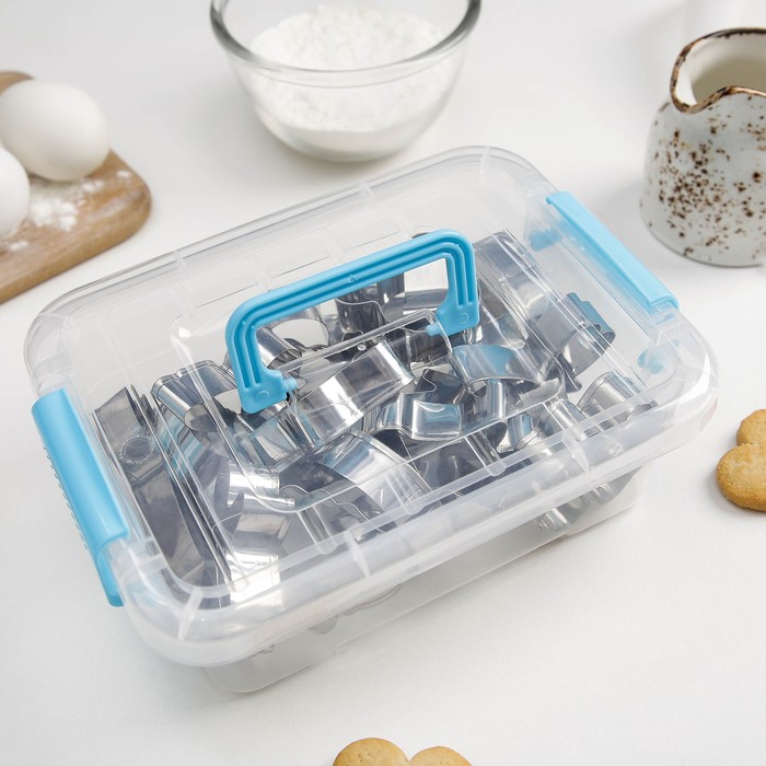 Набор форм для печенья «Лето», 20 шт, цвет серебристый Набор форм для печенья «Лето», 20 шт, цвет серебристый