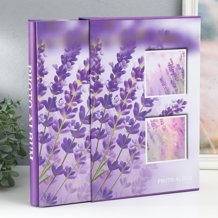 Фотоальбом на 300 фото 10х15 см Фотоальбом на 300 фото 10х15 см "Полевые цветы" МИКС 34х23х5,5 см
