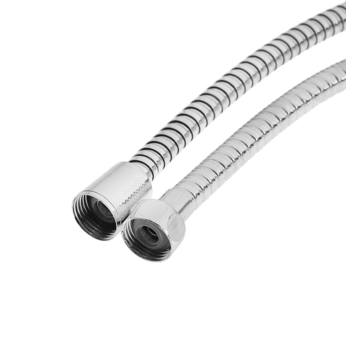 Душевой шланг ZEIN Z48PS, 150 см, цинковые гайки 1/2 Душевой шланг ZEIN Z48PS, 150 см, цинковые гайки 1/2", латунная втулка, нержавеющая сталь