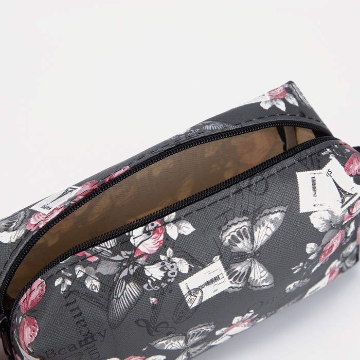 Косметичка на молнии, цвет чёрный Косметичка на молнии, цвет чёрный