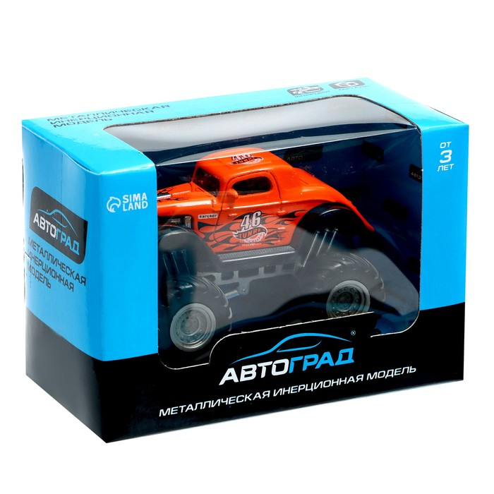 Машина металлическая «Биг-фут», инерционная, МИКС Машина металлическая «Биг-фут», инерционная, МИКС