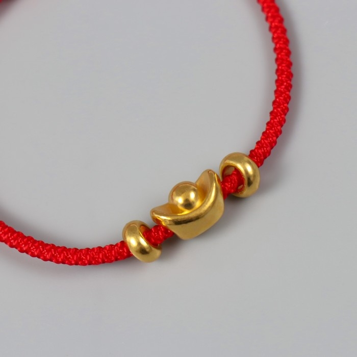 Браслет фен-шуй Браслет фен-шуй "Золотой слиток Ямб" регулируемая длина