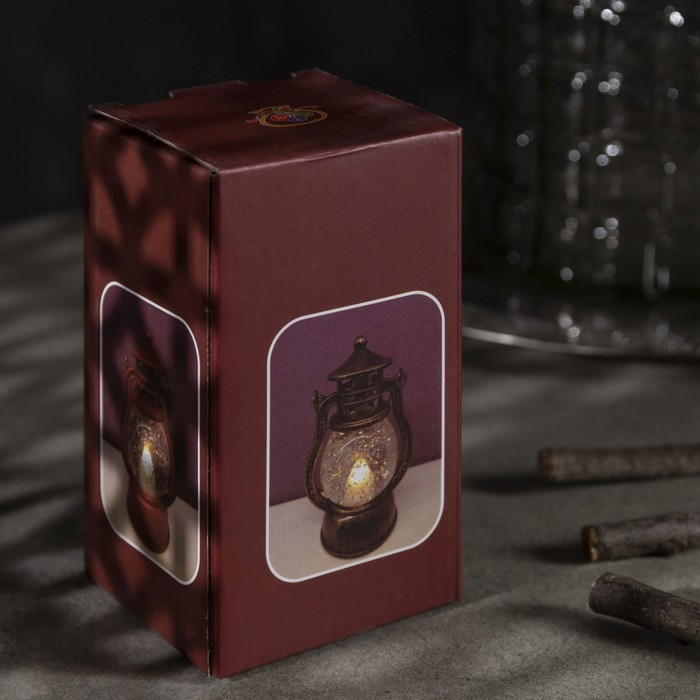 Светодиодная фигура «Чёрный фонарь» 8 × 12 × 6 см, пластик, батарейки AG13х3 (в комплекте), свечение тёплое белое Светодиодная фигура «Чёрный фонарь» 8 × 12 × 6 см, пластик, батарейки AG13х3 (в комплекте), свечение тёплое белое