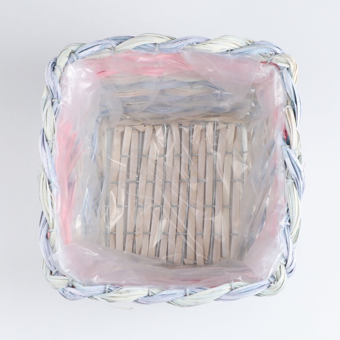 Набор корзин из 3 шт, 28x28xH19 см, 23x23xH17 см, 18x18xH15 см, тополь Набор корзин из 3 шт, 28x28xH19 см, 23x23xH17 см, 18x18xH15 см, тополь