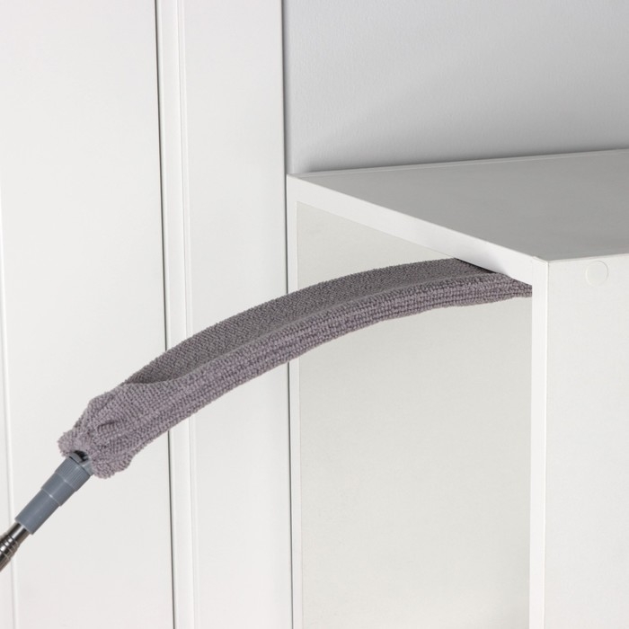 Щётка для пыли Raccoon, плоская насадка 40×7,5 см, пушистая насадка 41×13 см, телескопическая ручка 230 см Щётка для пыли Raccoon, плоская насадка 40×7,5 см, пушистая насадка 41×13 см, телескопическая ручка 230 см