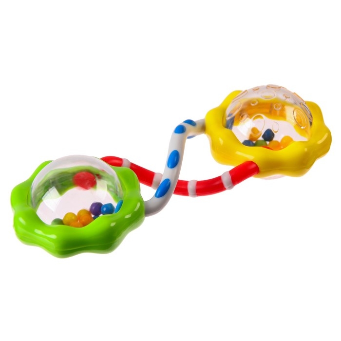 Погремушка «Гантелька» крутилка, Крошка Я Погремушка «Гантелька» крутилка, Крошка Я