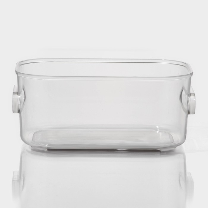 Контейнер для хранения LaDо́m, 14,5×9,5х6,3 см, цвет прозрачный Контейнер для хранения LaDо́m, 14,5×9,5х6,3 см, цвет прозрачный